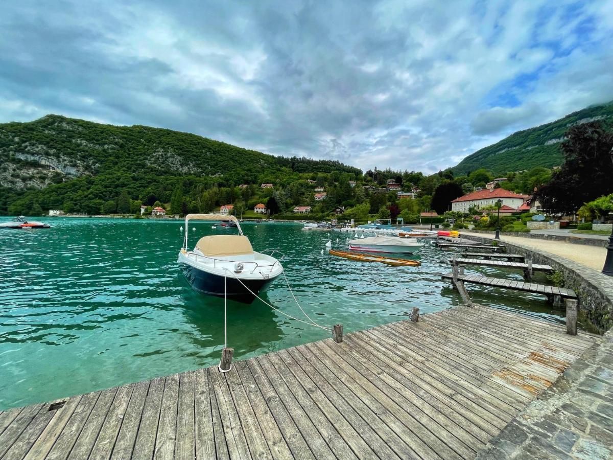 Reflet Bleu Du Lac D'Annecy 3 Etoiles - Face Au Lac, Parking Gratuit, Paddle Board Doussard Kültér fotó